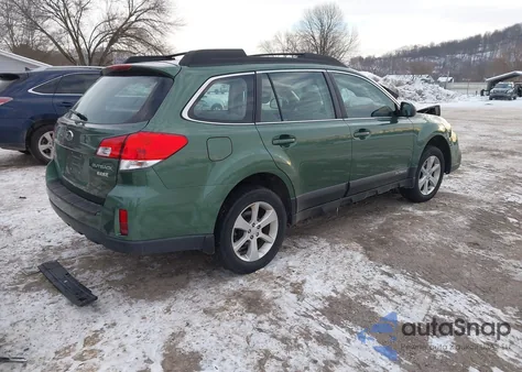 2014 Subaru Outback 2.5I z USA, uszkodzony, nr VIN 4S4BRBAC5E3264674